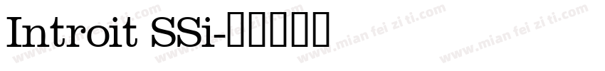 Introit SSi字体转换